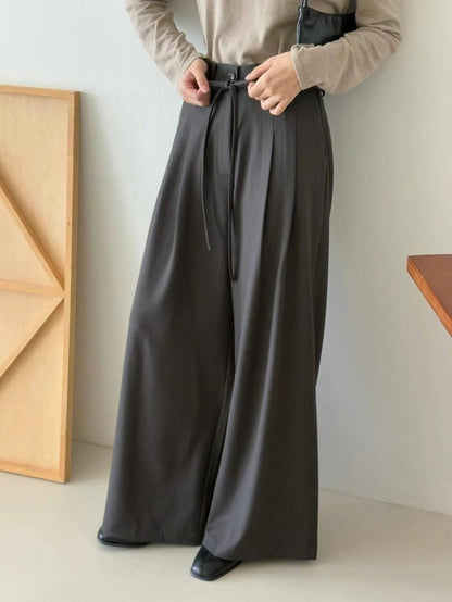 🩰綁帶寬鬆西褲