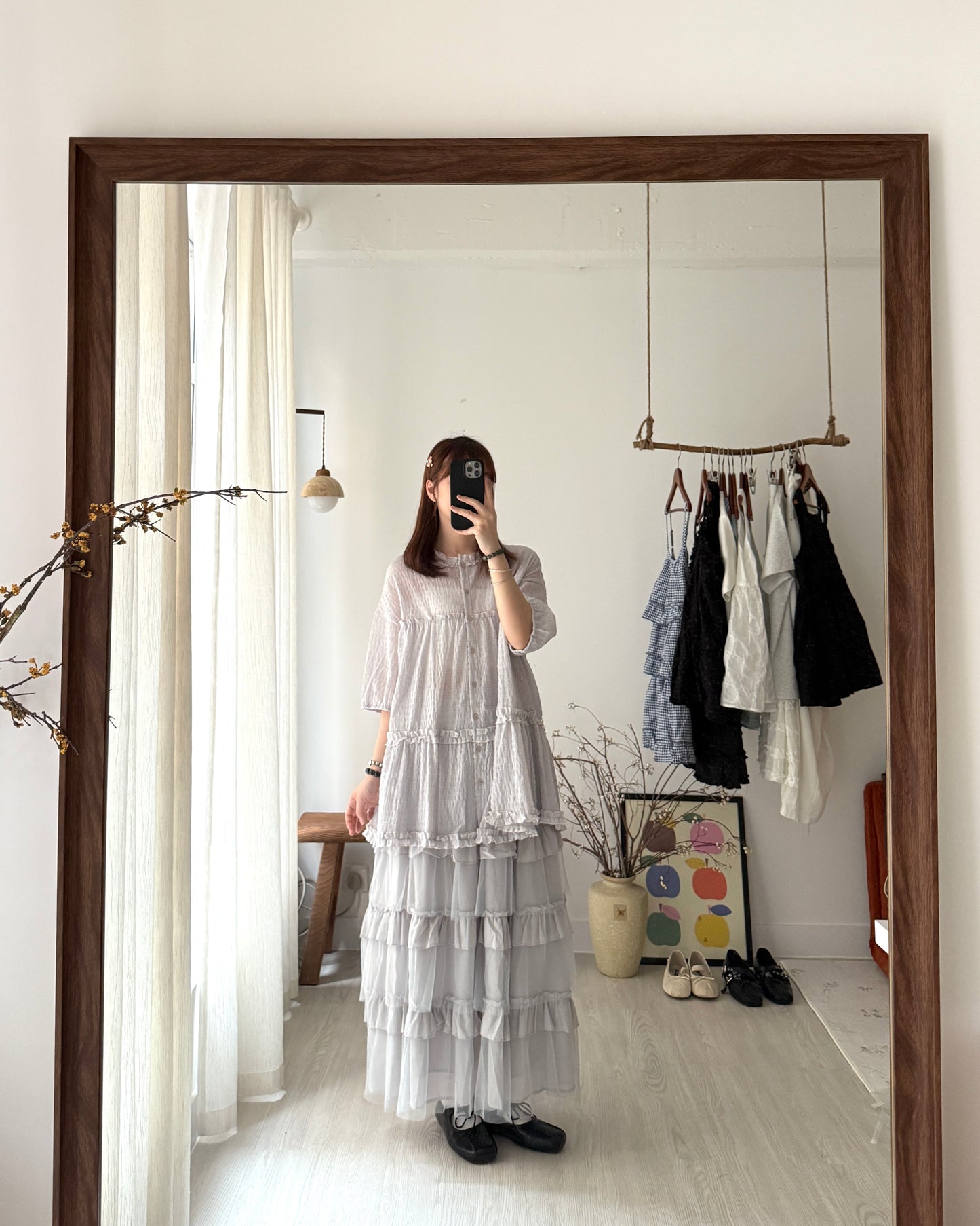 Ruffle cloud top