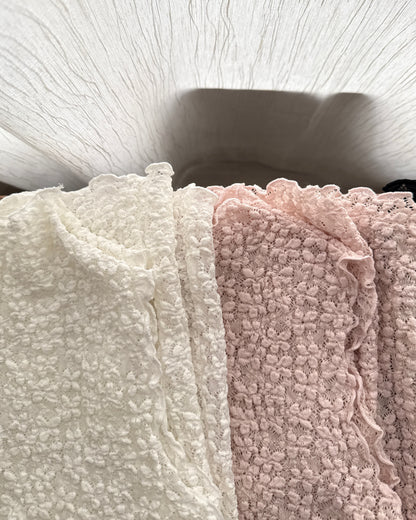 Blossom sea lace vest