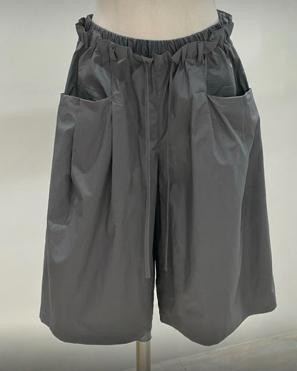 Ruffle cargo shorts