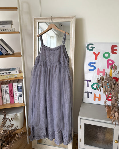 🌬️羽毛提花長裙