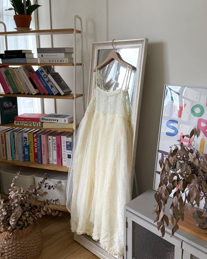 🌬️羽毛提花長裙