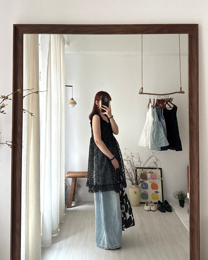 Daisy ruffle camisole(側有開衩)