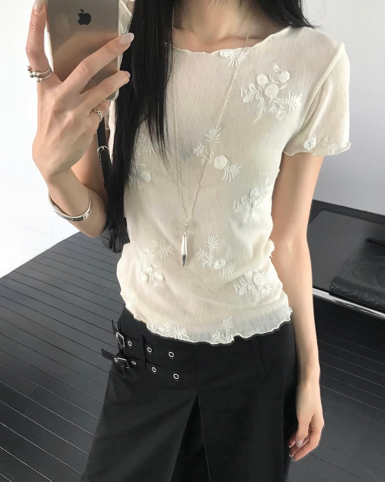 2way flower tee