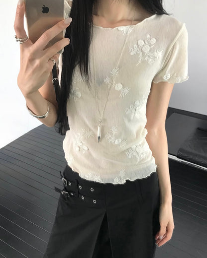 2way flower tee