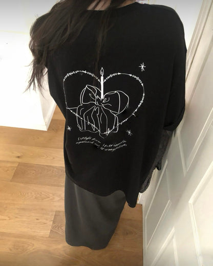 Ribbon cake tee