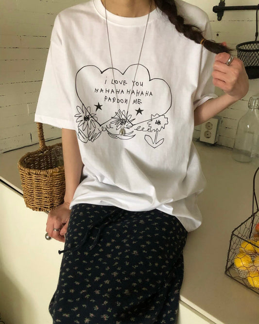 Heart & Fafa tee