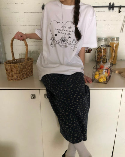 Heart & Fafa tee