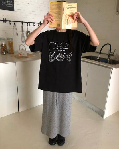 Heart & Fafa tee