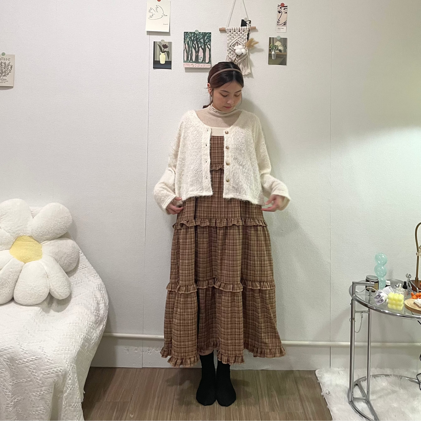 秋冬感格仔ruffle吊帶裙🍂