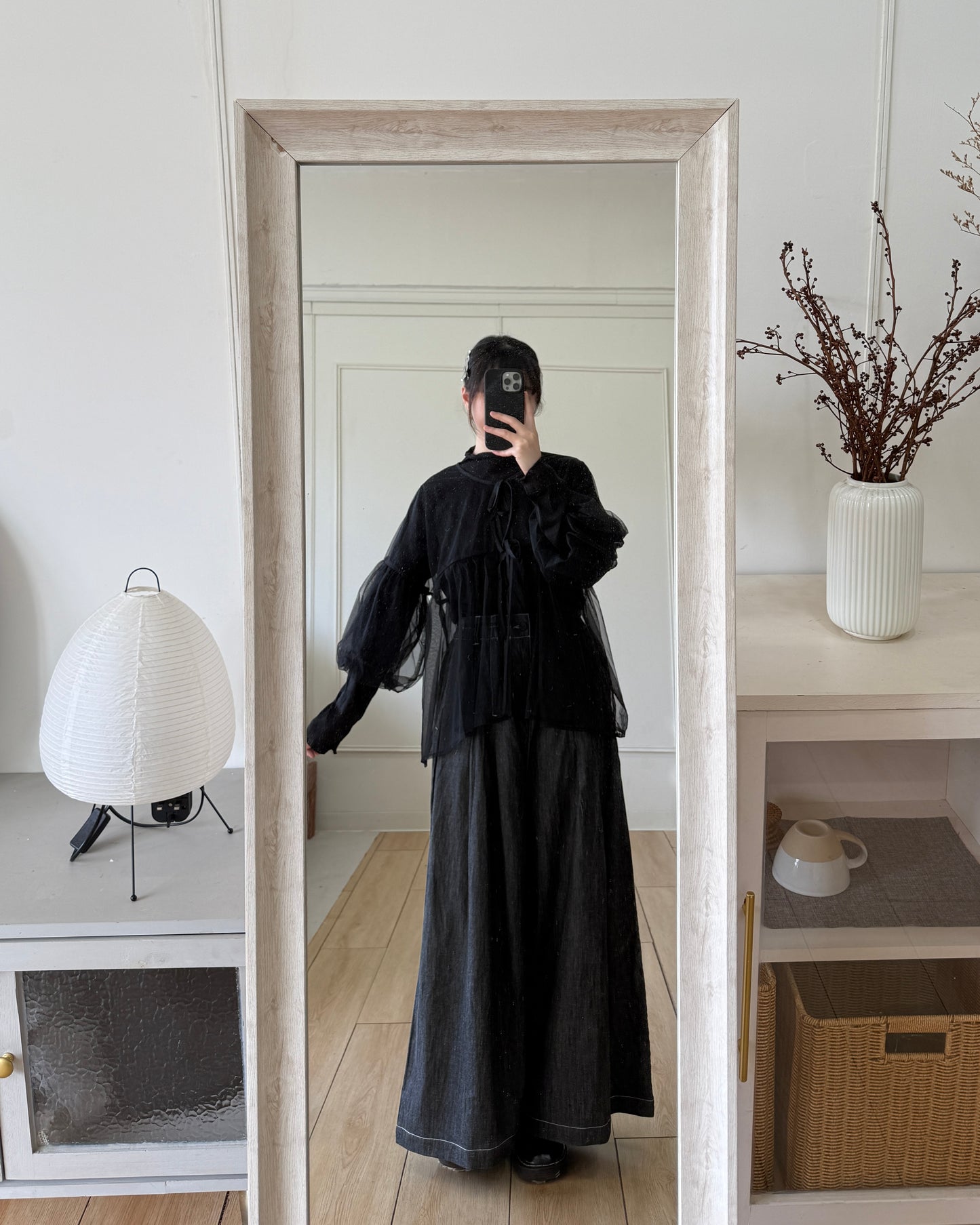 穿指雪花捲邊打底❄️