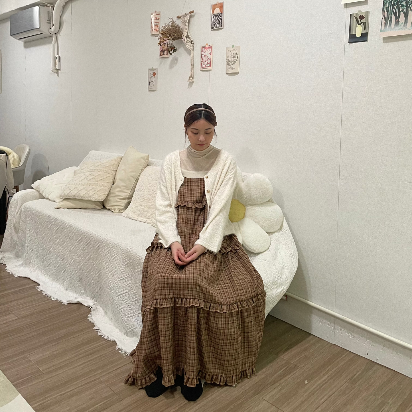 秋冬感格仔ruffle吊帶裙🍂