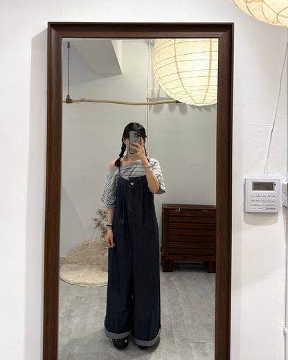 2way不對稱連身褲