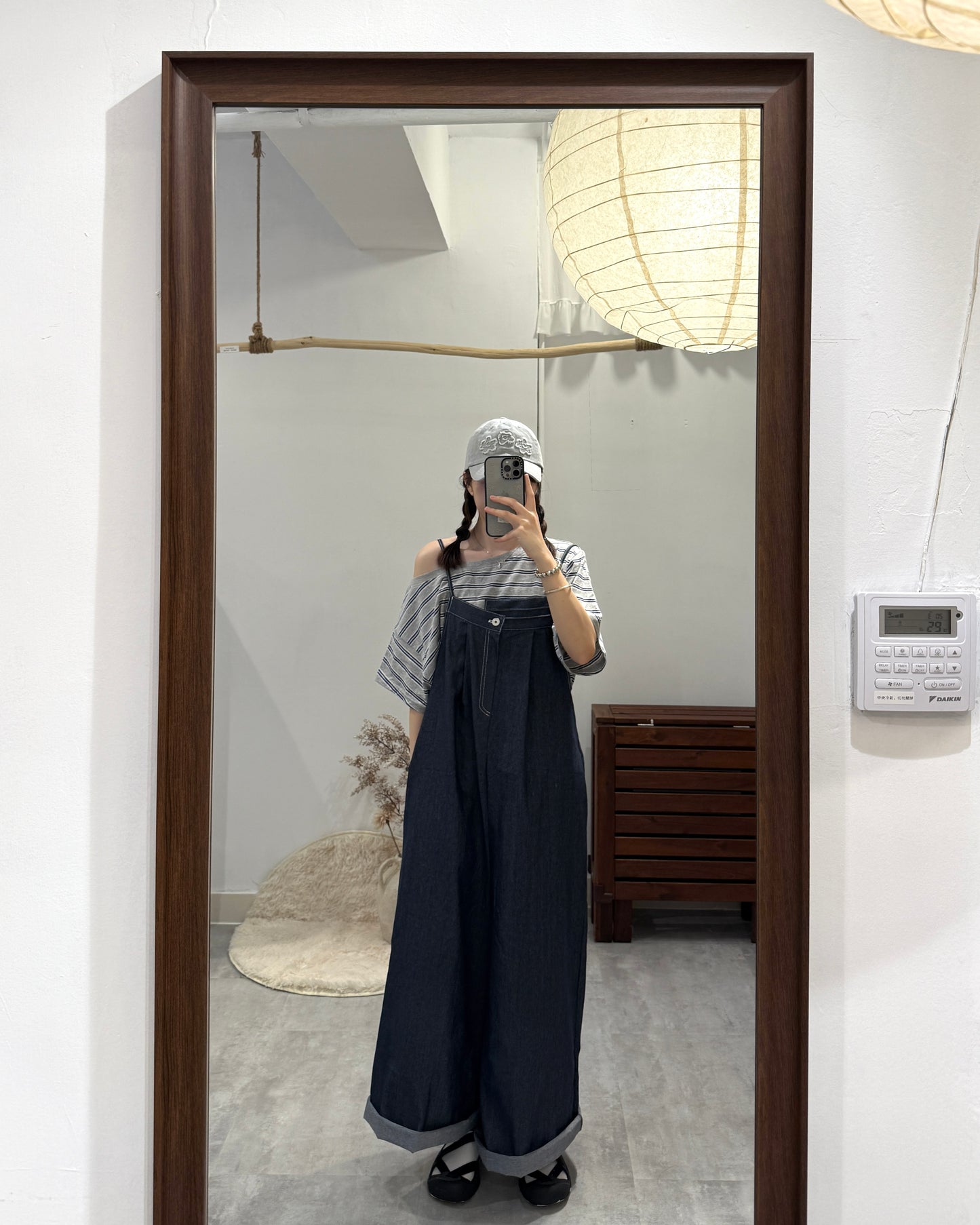 2way不對稱連身褲