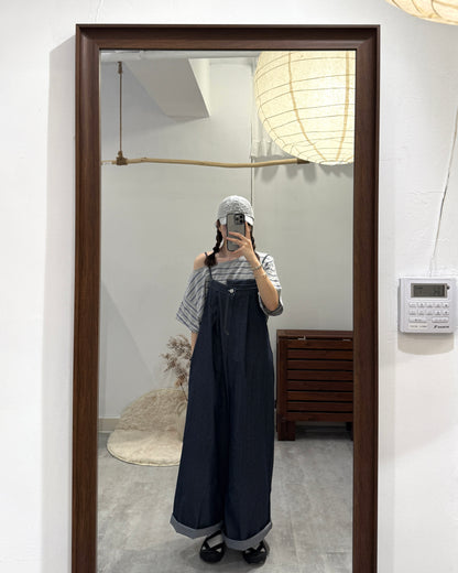 2way不對稱連身褲