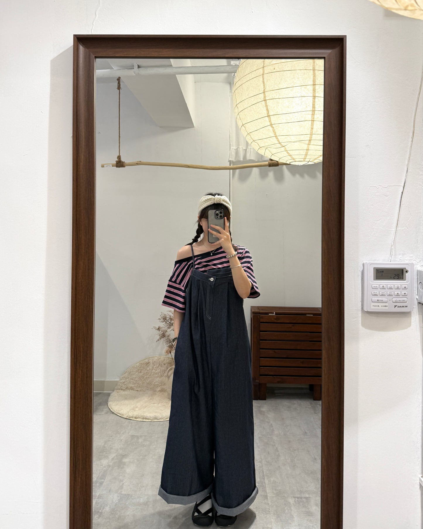 2way不對稱連身褲