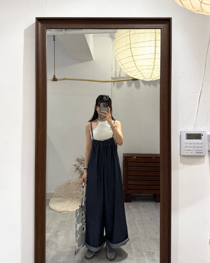 2way不對稱連身褲