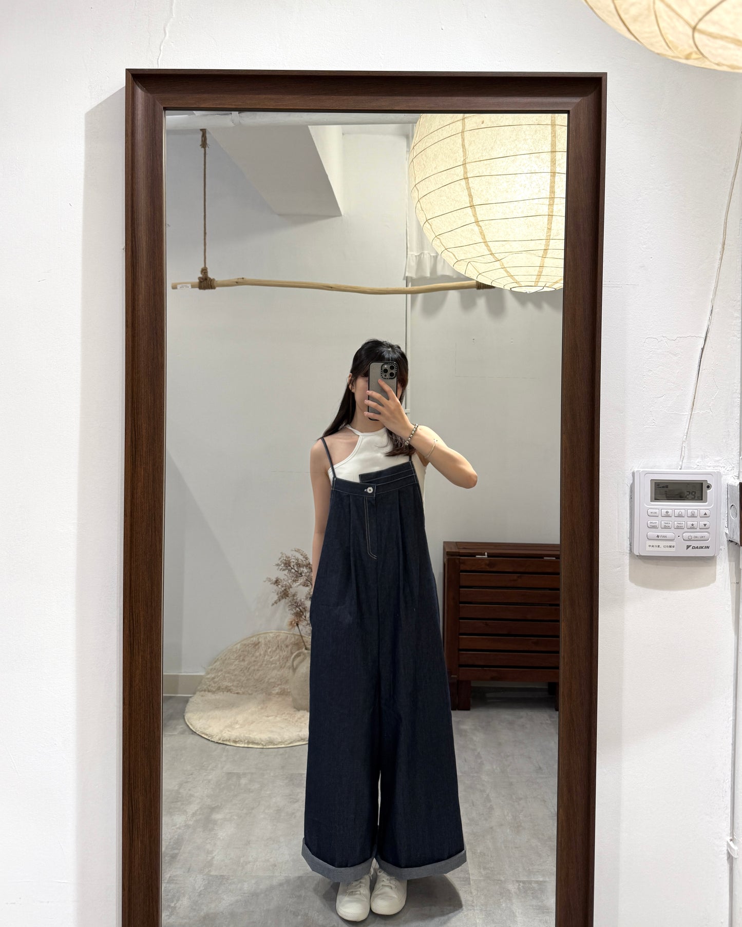 2way不對稱連身褲