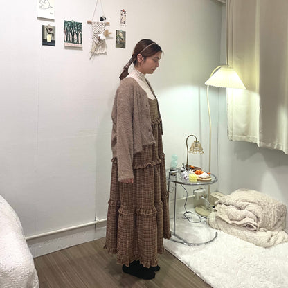 秋冬感格仔ruffle吊帶裙🍂