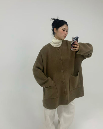 長款針織外套