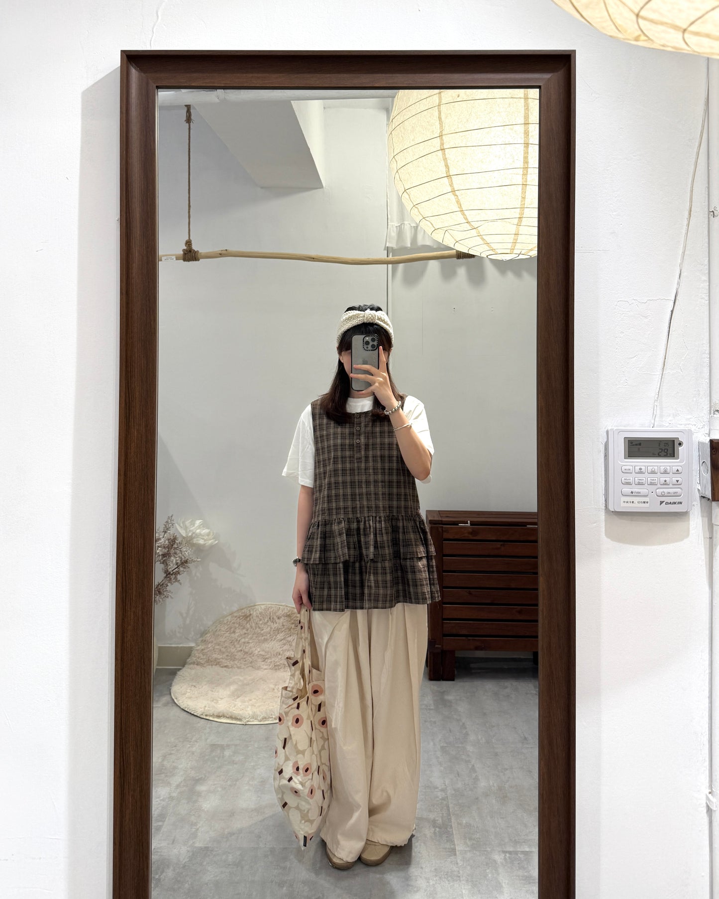 格仔娃娃蛋糕背心