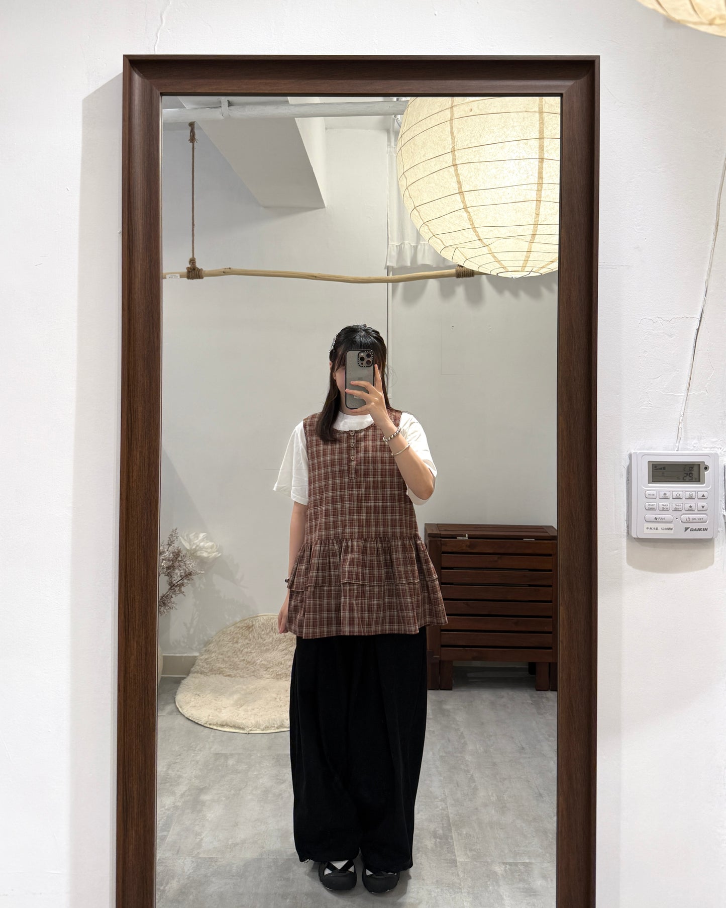 格仔娃娃蛋糕背心