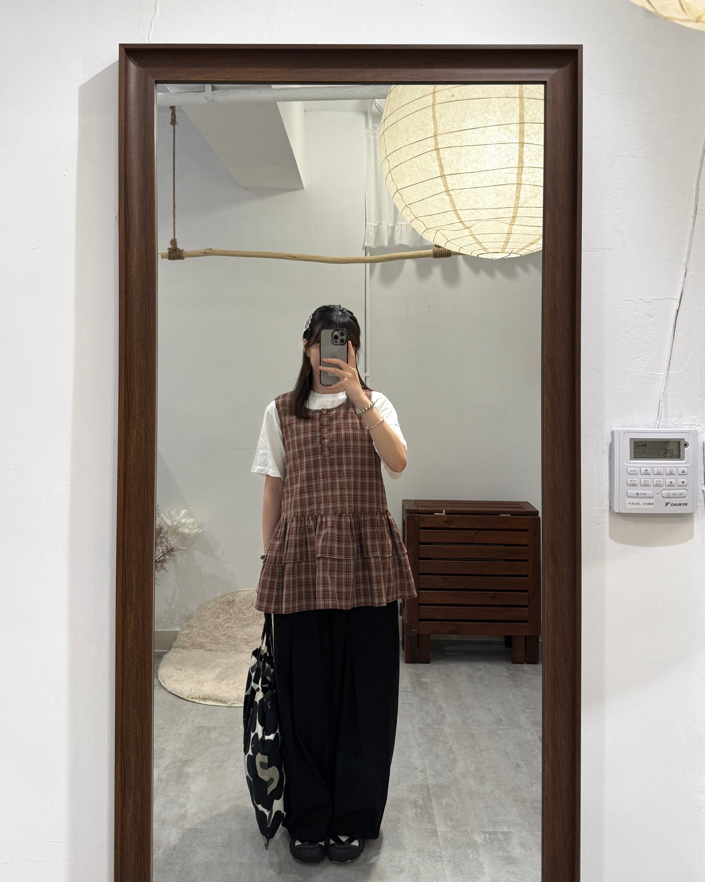 格仔娃娃蛋糕背心