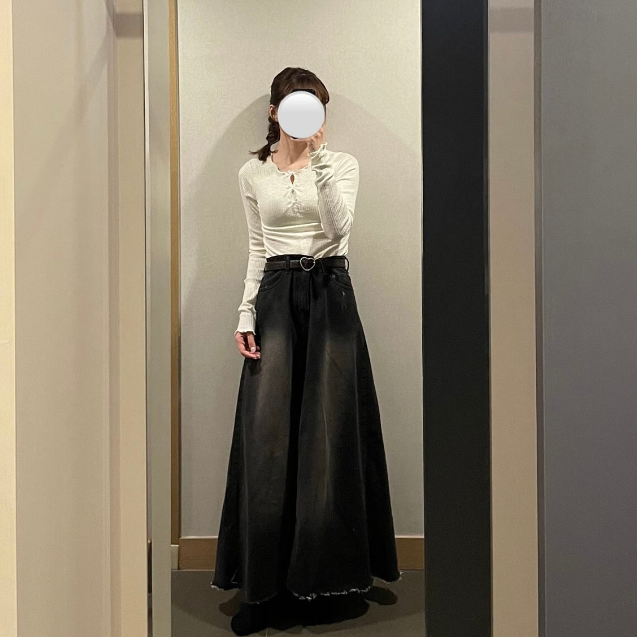 A字喇叭牛仔裙🎺