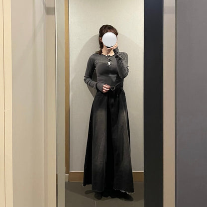 A字喇叭牛仔裙🎺