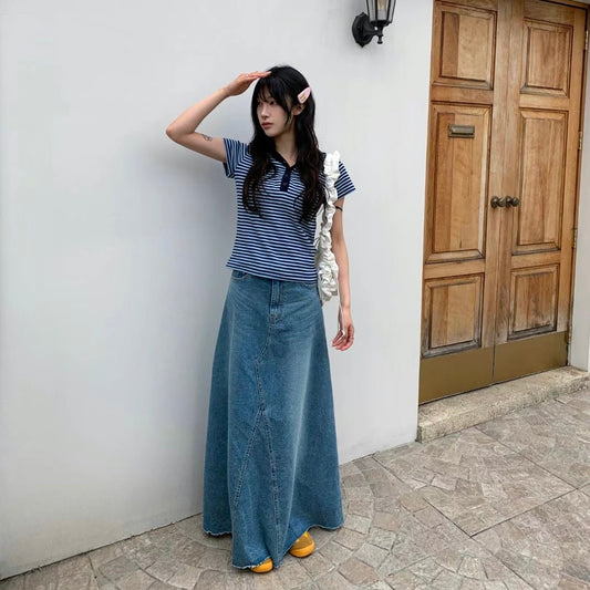 傘型牛仔裙⛱️
