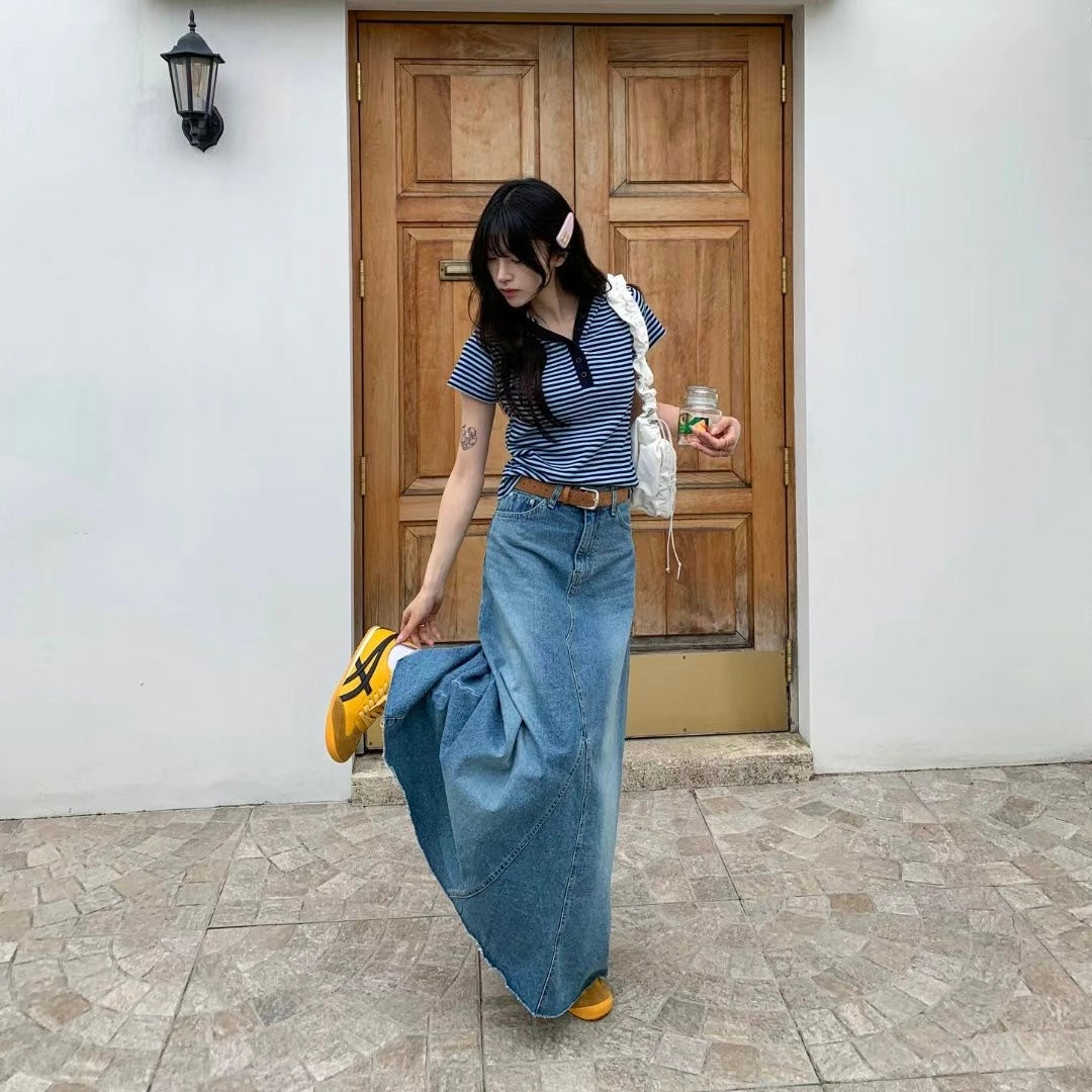 傘型牛仔裙⛱️