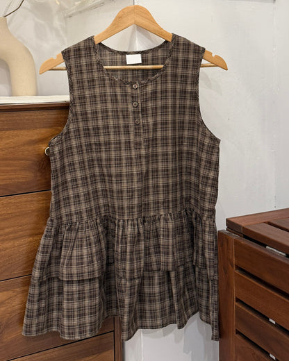 格仔娃娃蛋糕背心