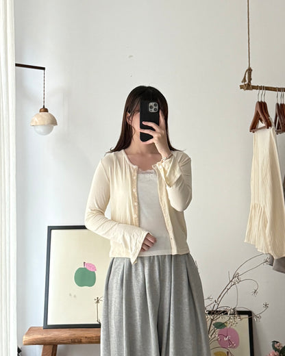 Jelly soft cardigan