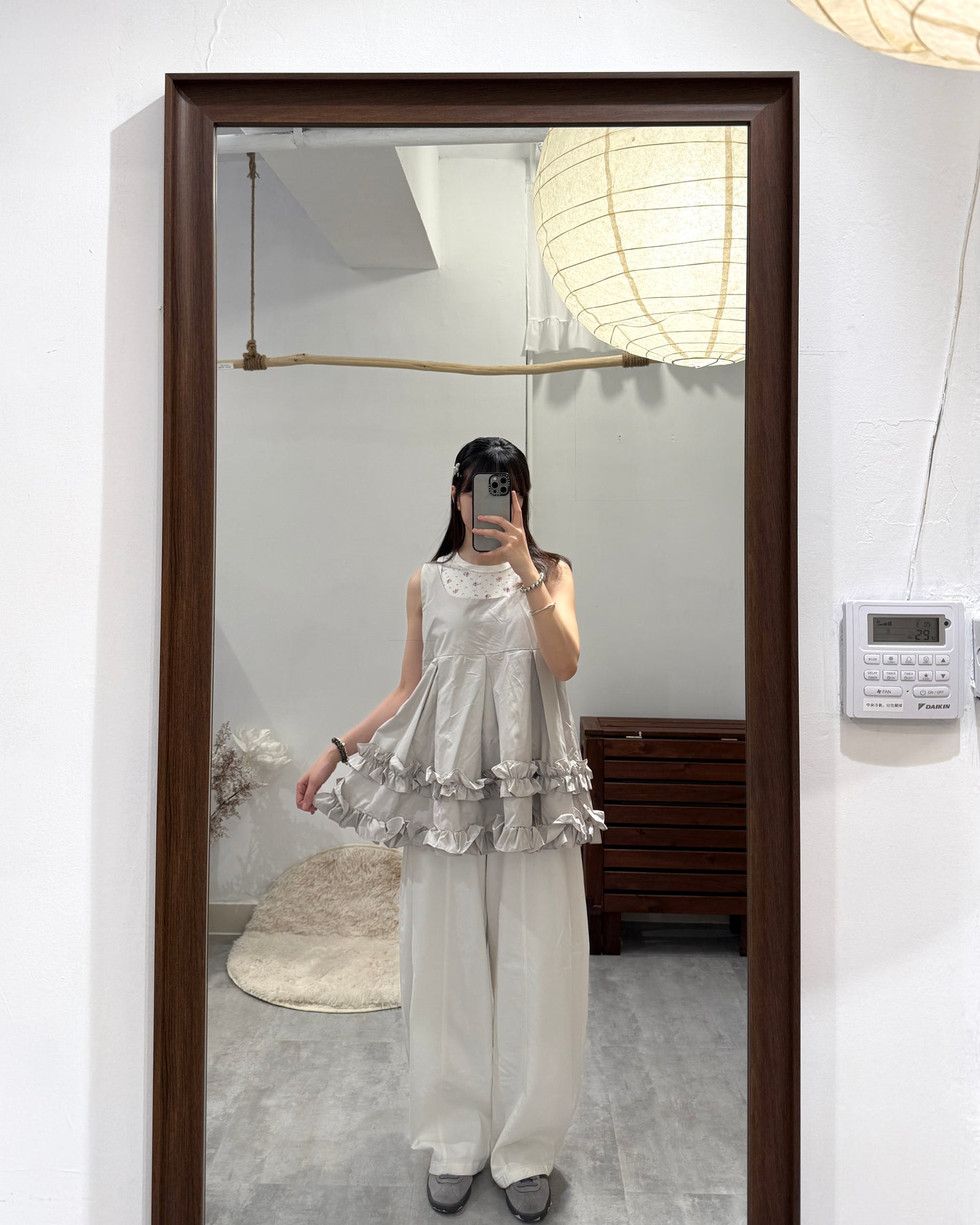 MUST PICK!!!🌋重磅索索雙層ruffle top