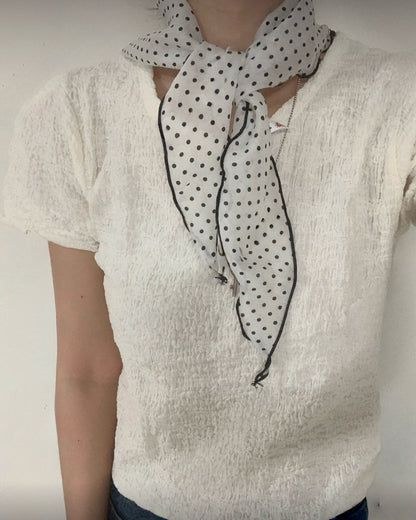 polka dot scraf🧣