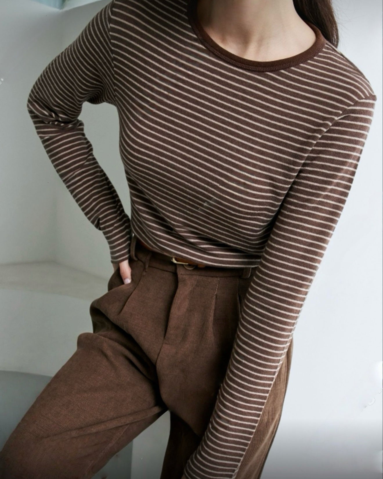 🍚糯米間條長袖