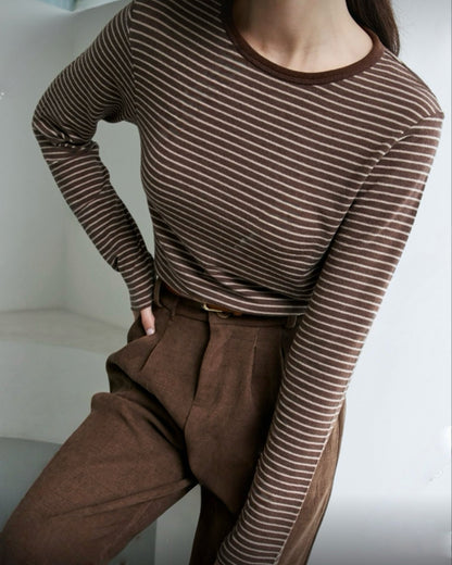 🍚糯米間條長袖