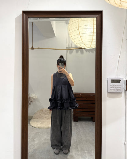 MUST PICK!!!🌋重磅索索雙層ruffle top