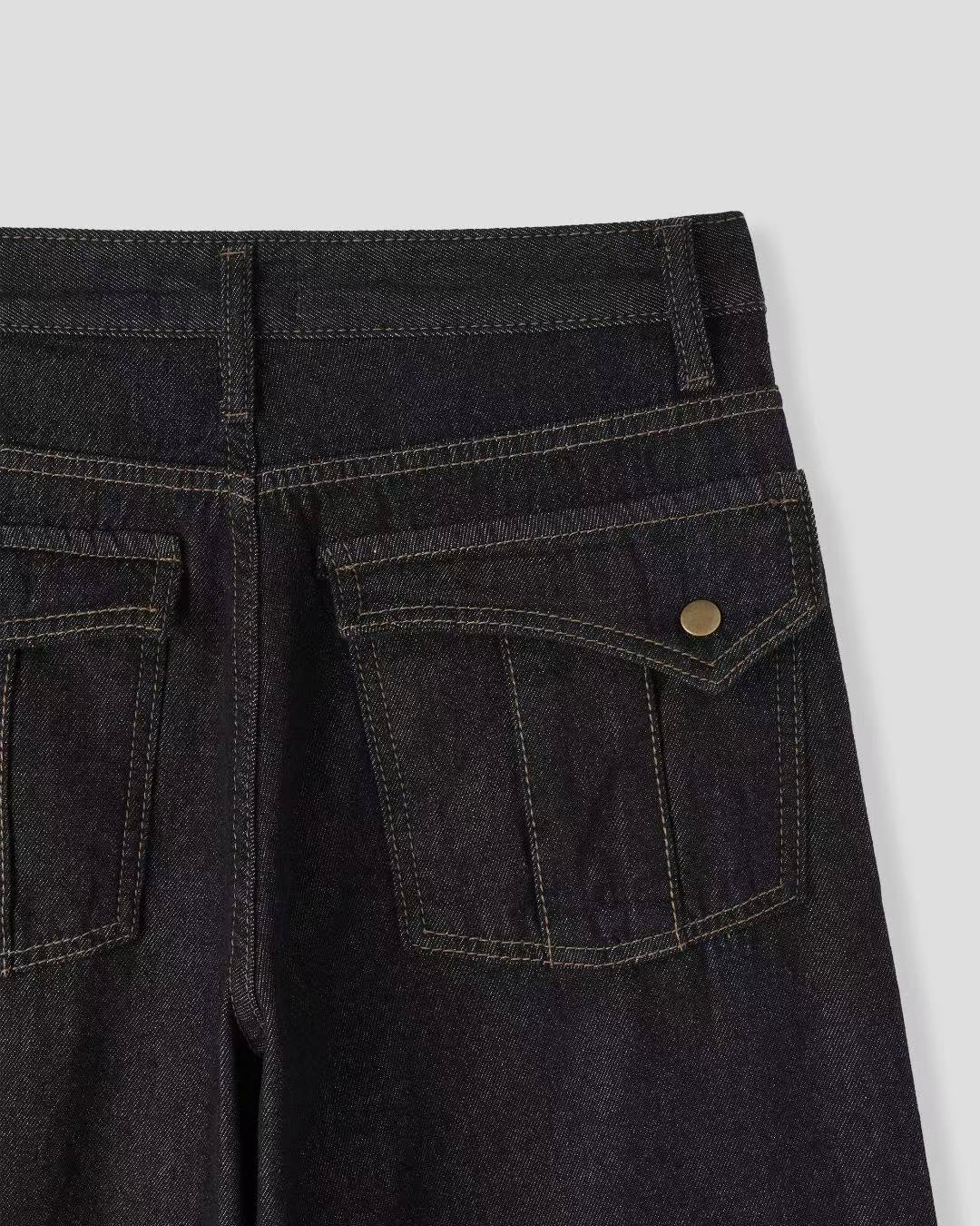 摺摺不褪色闊褲(長度可調節)