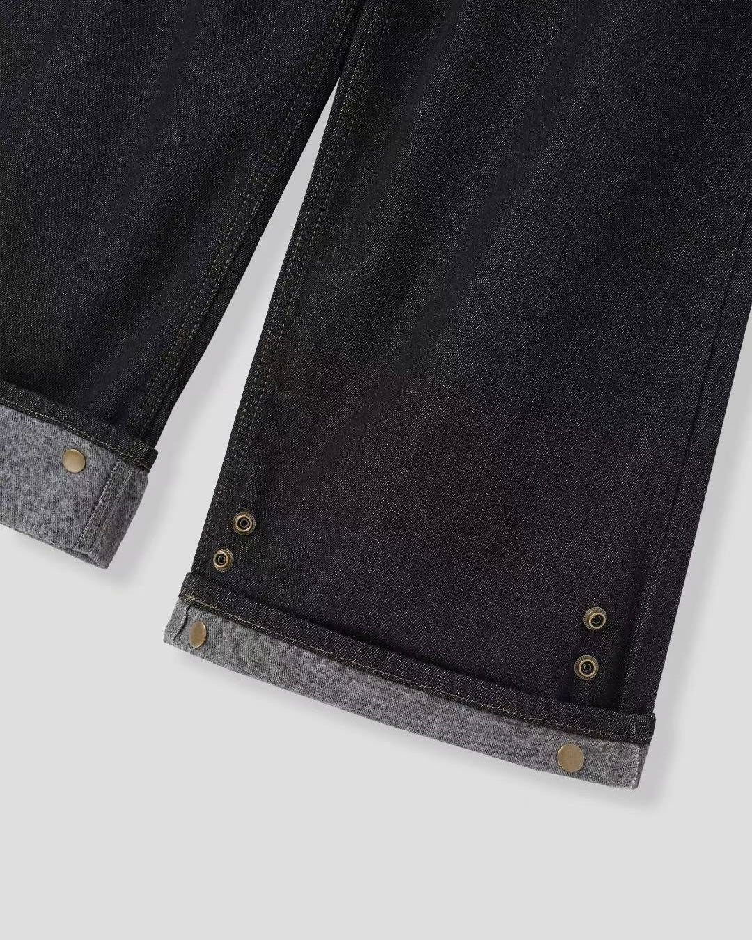 摺摺不褪色闊褲(長度可調節)