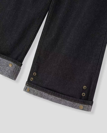 摺摺不褪色闊褲(長度可調節)