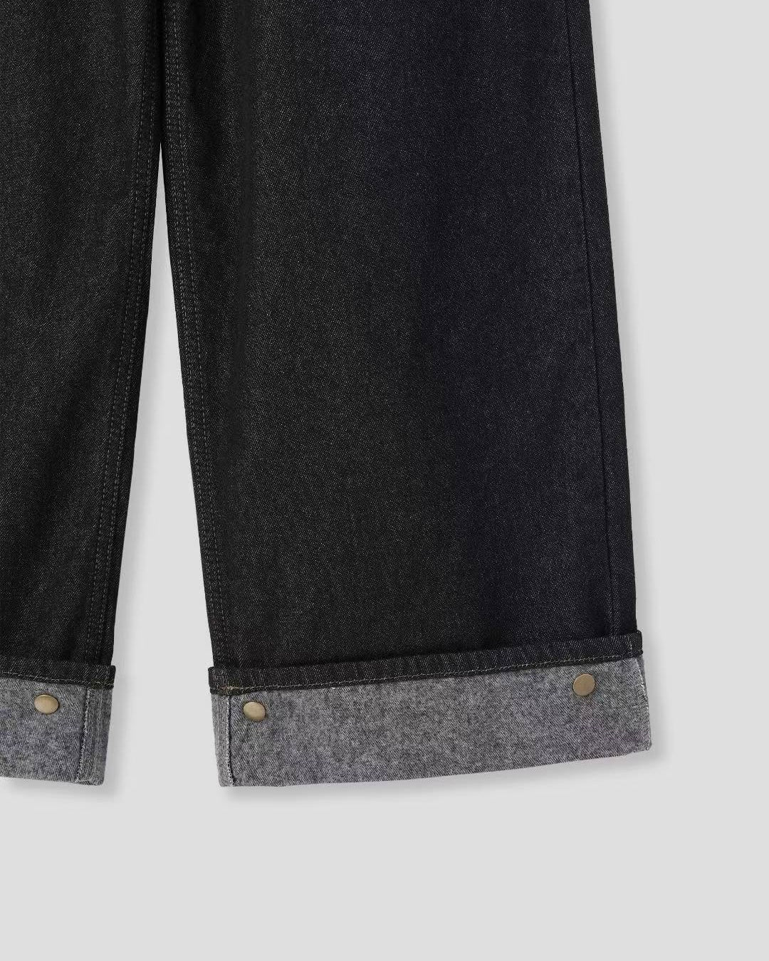 摺摺不褪色闊褲(長度可調節)