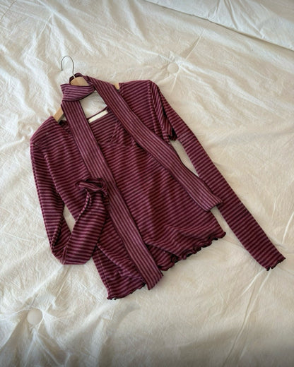 Amber top(with belt)