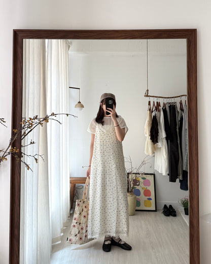Casual Dress Flower Wrap