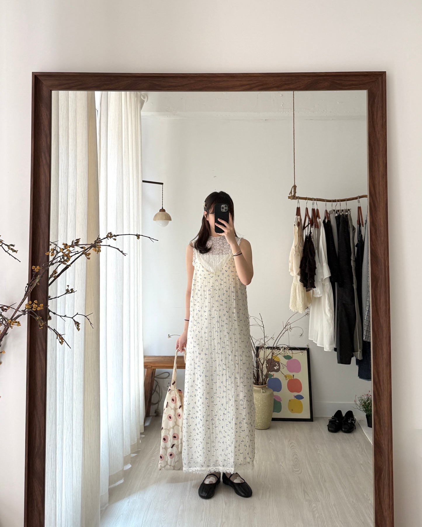 Casual Dress Flower Wrap