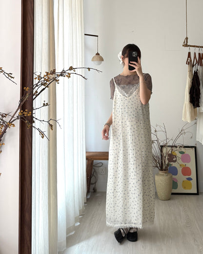 Casual Dress Flower Wrap