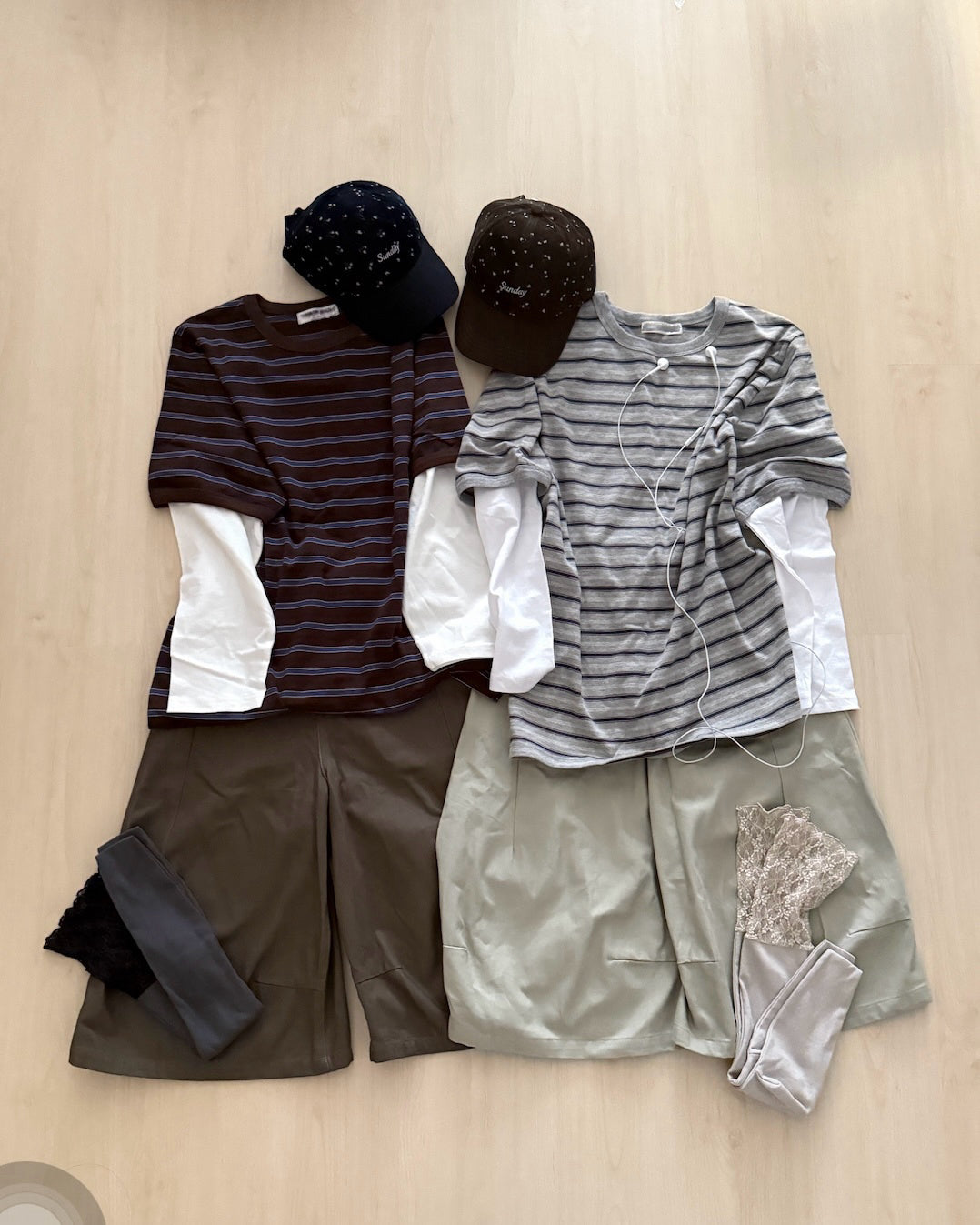 Boyish stripe T