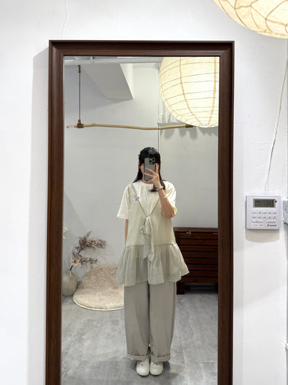 🎃Pumpkin ribbon vest