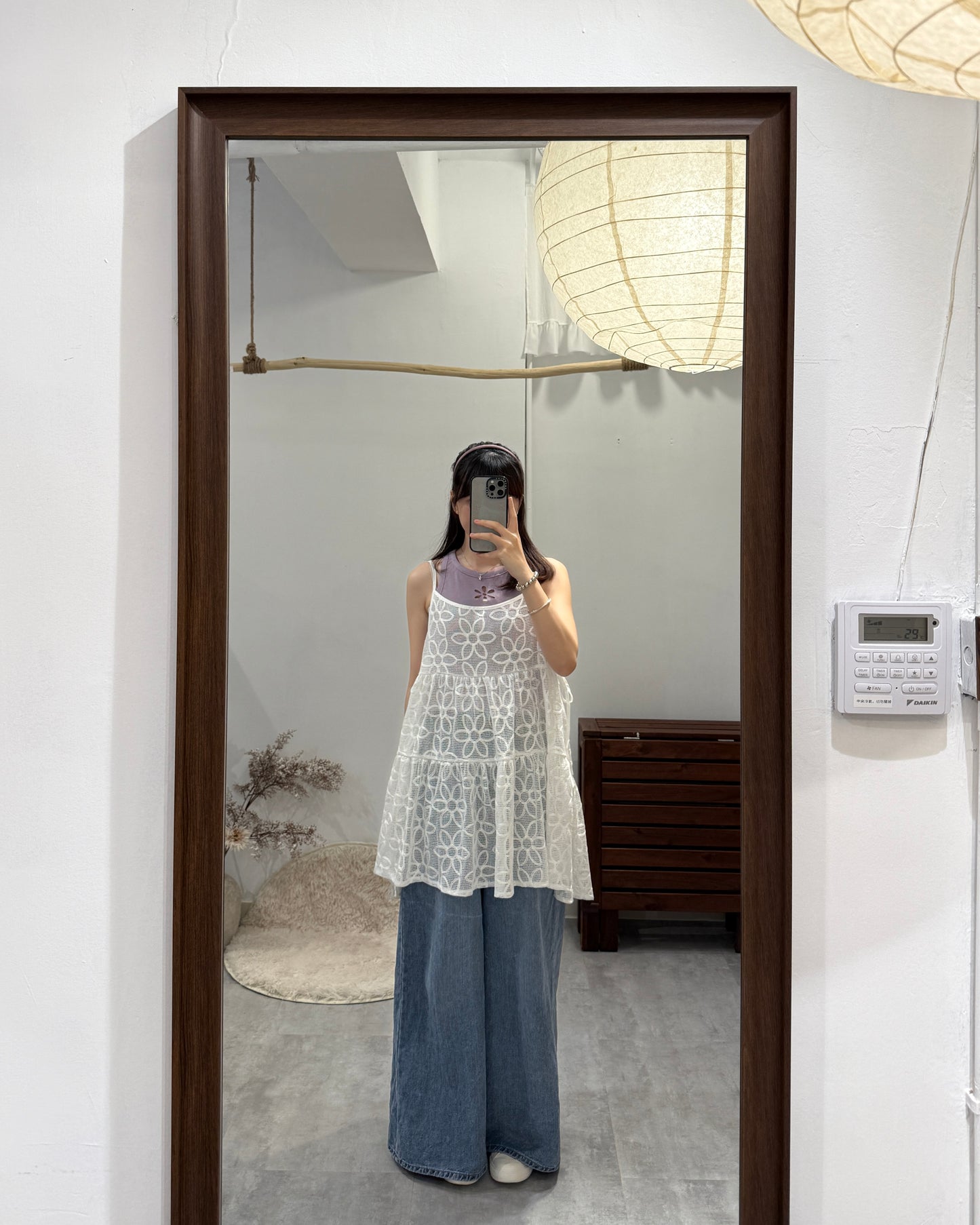 花花網格側綁帶 layer