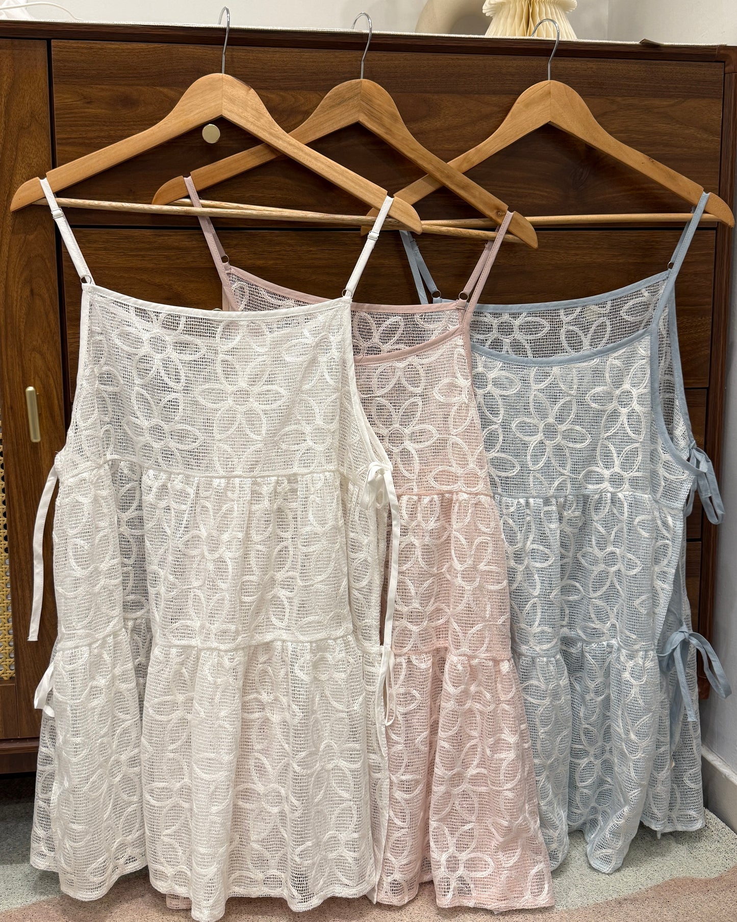 花花網格側綁帶 layer